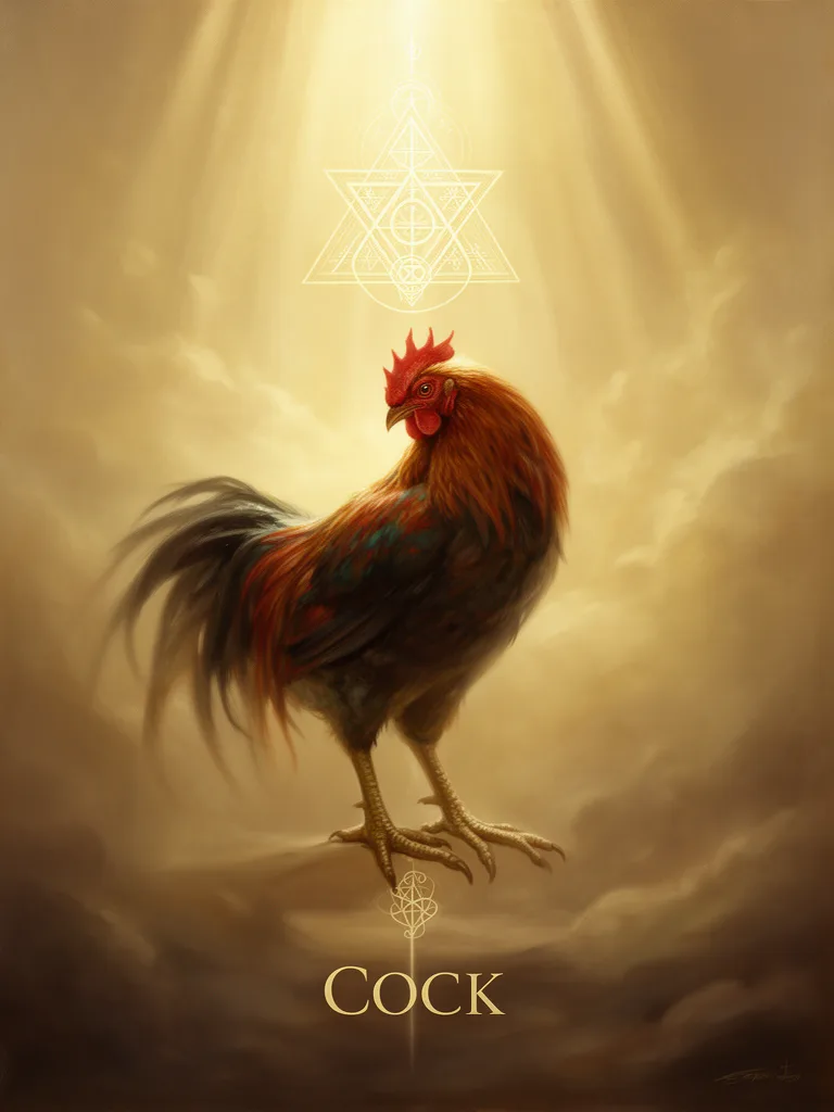 Cock esoteric meaning illustration