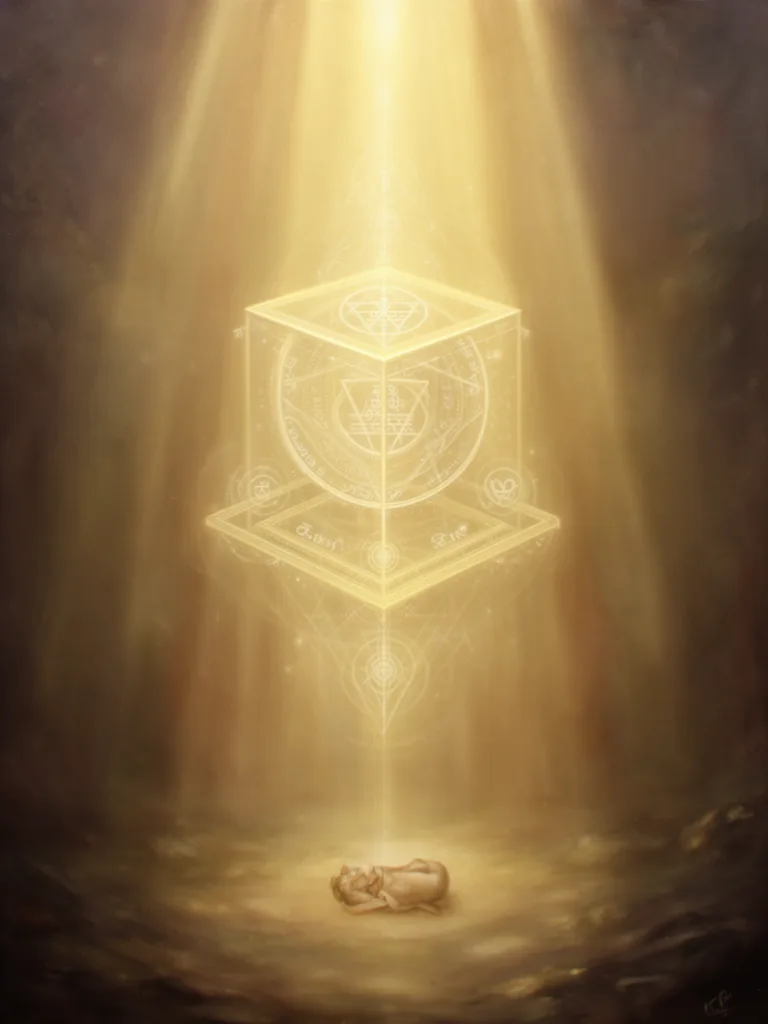Cube esoteric meaning illustration