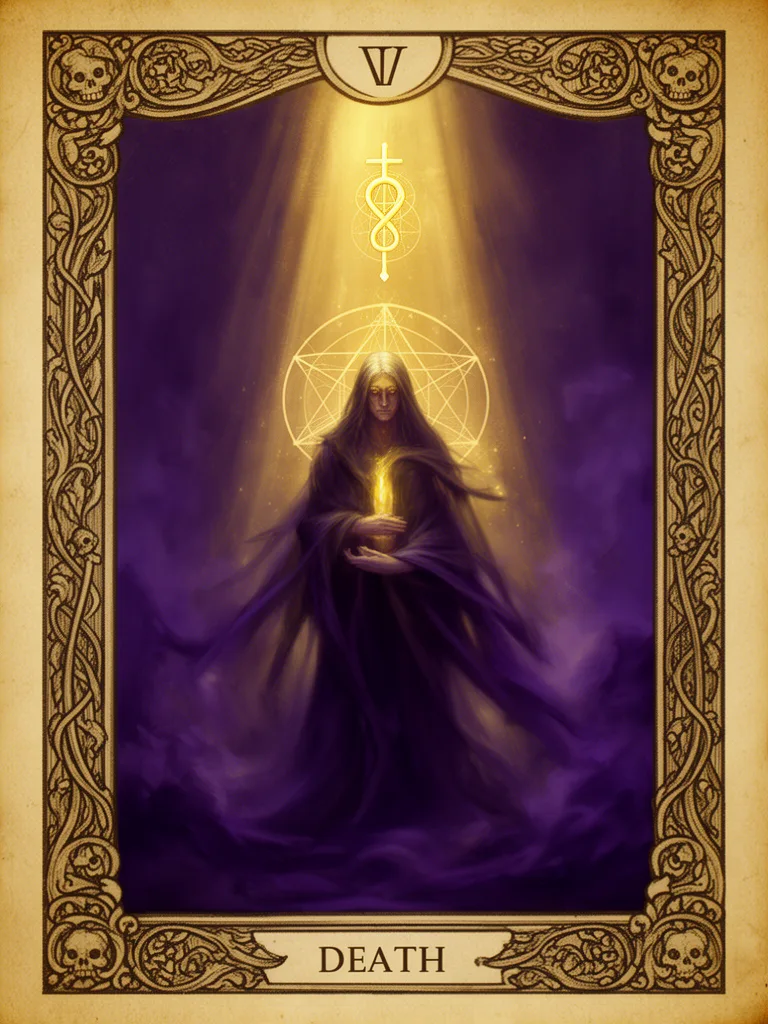 Death (tarot card) esoteric meaning illustration