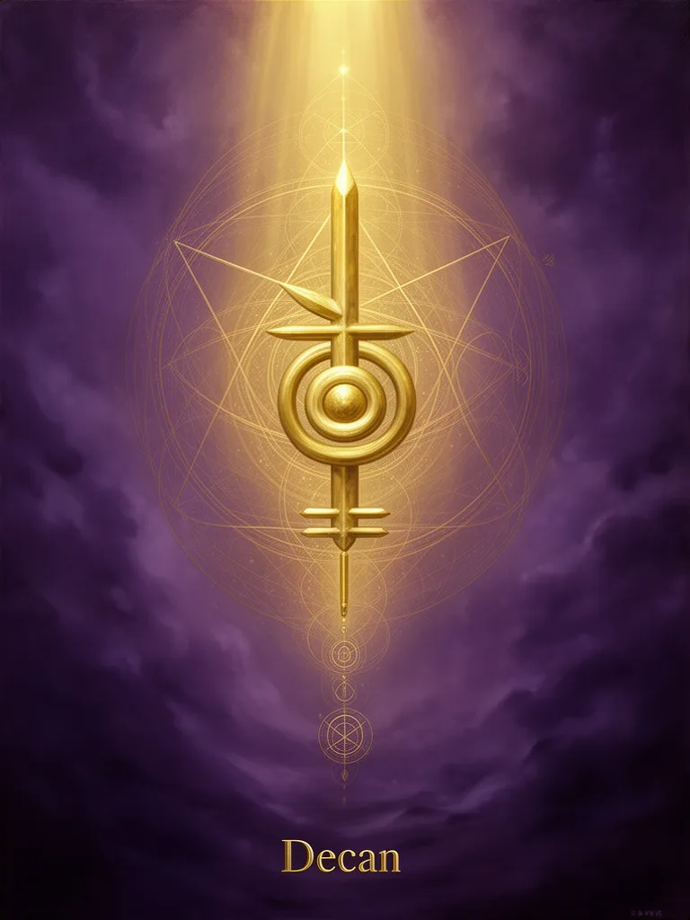 Decan esoteric meaning illustration