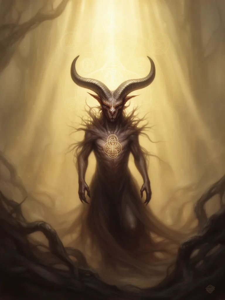 Demon esoteric meaning illustration