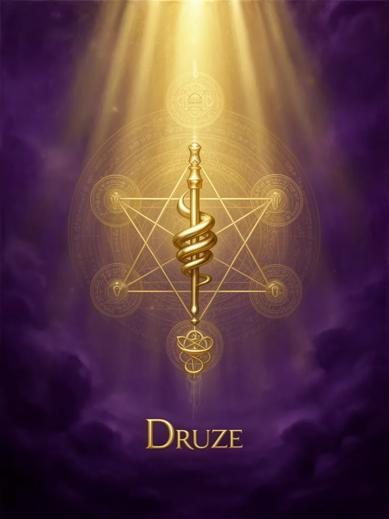 Druze esoteric meaning illustration