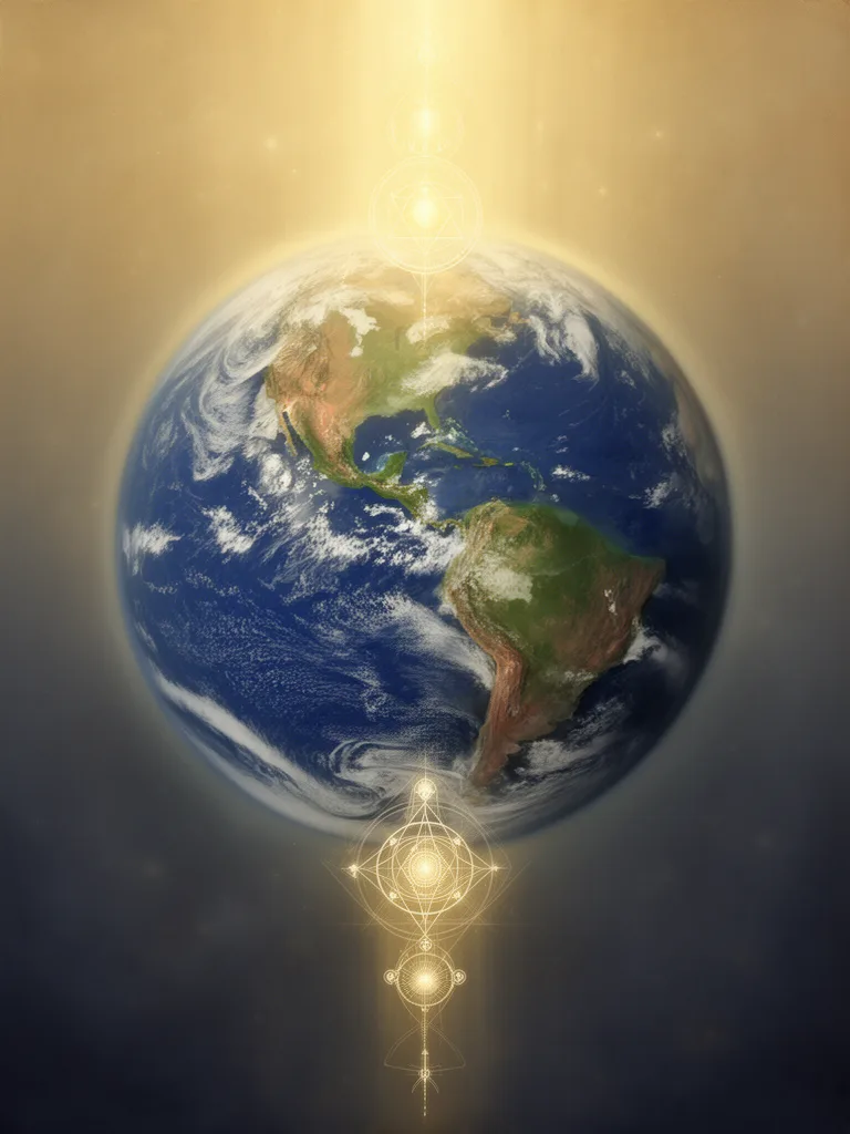 Earth esoteric meaning illustration