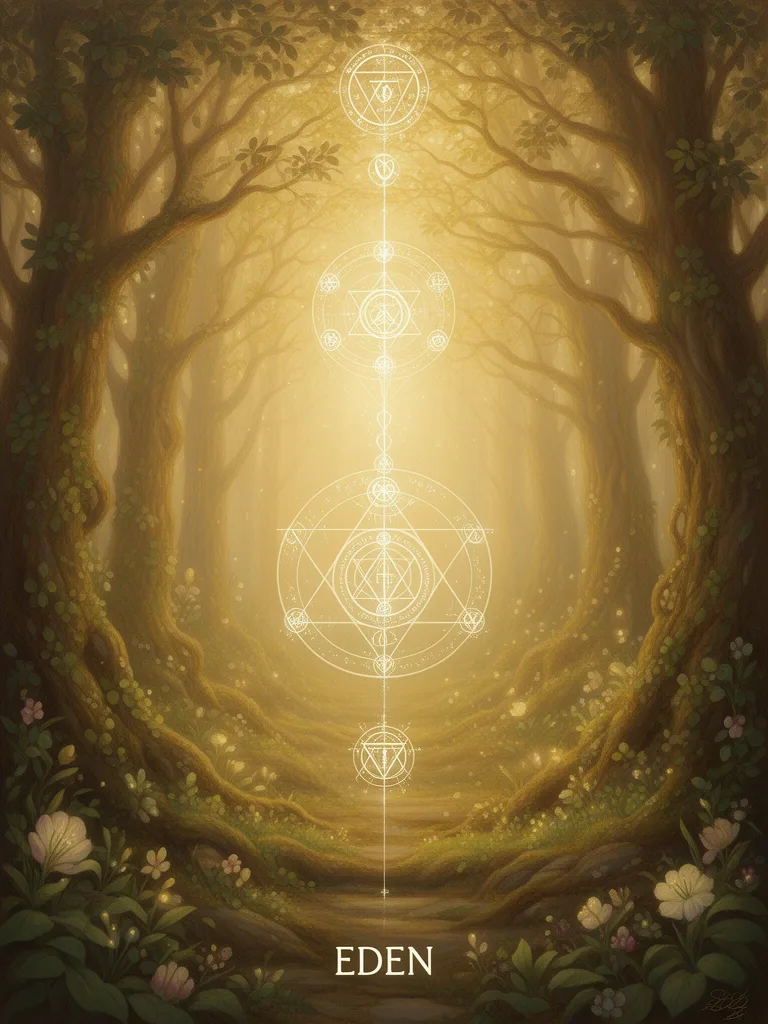 Eden esoteric meaning illustration