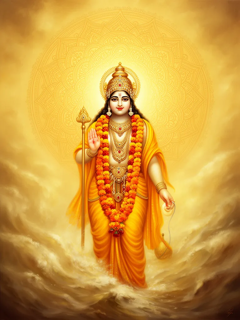 Ganga esoteric meaning illustration