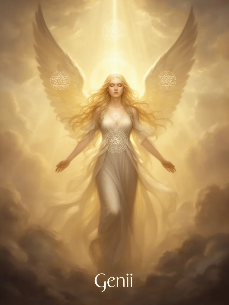 Genii esoteric meaning illustration