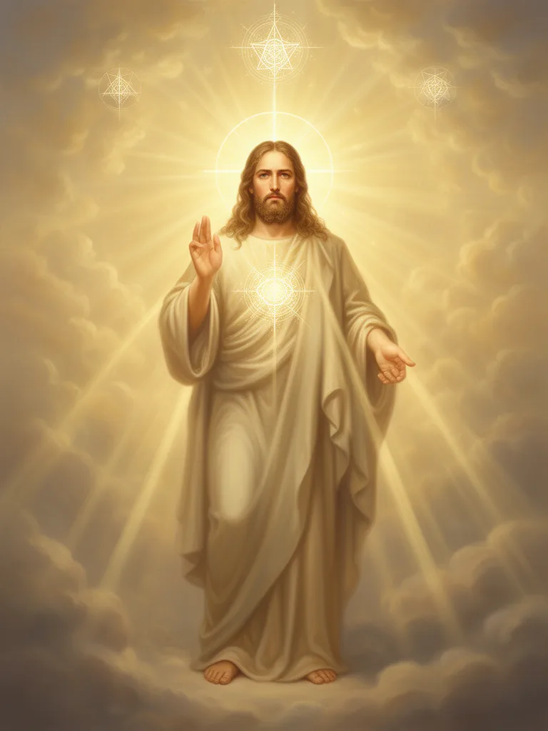 Gods esoteric meaning illustration