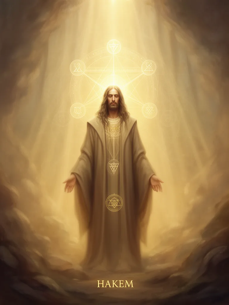 Hakem esoteric meaning illustration