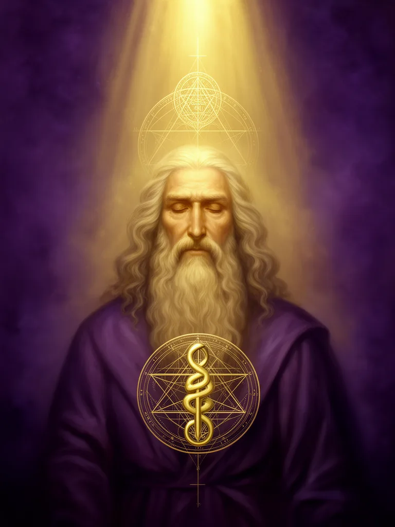 Hermes  Trismegistus esoteric meaning illustration