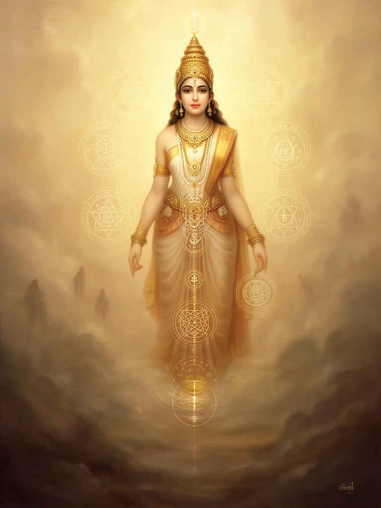 India esoteric meaning illustration