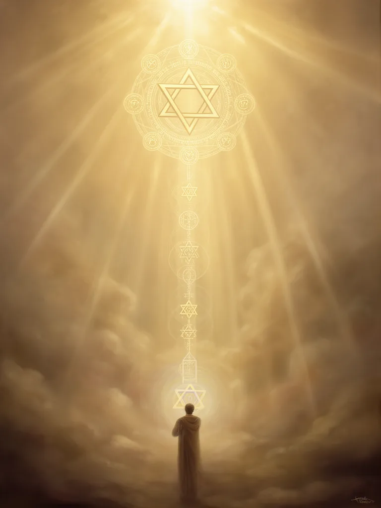 Jews esoteric meaning illustration
