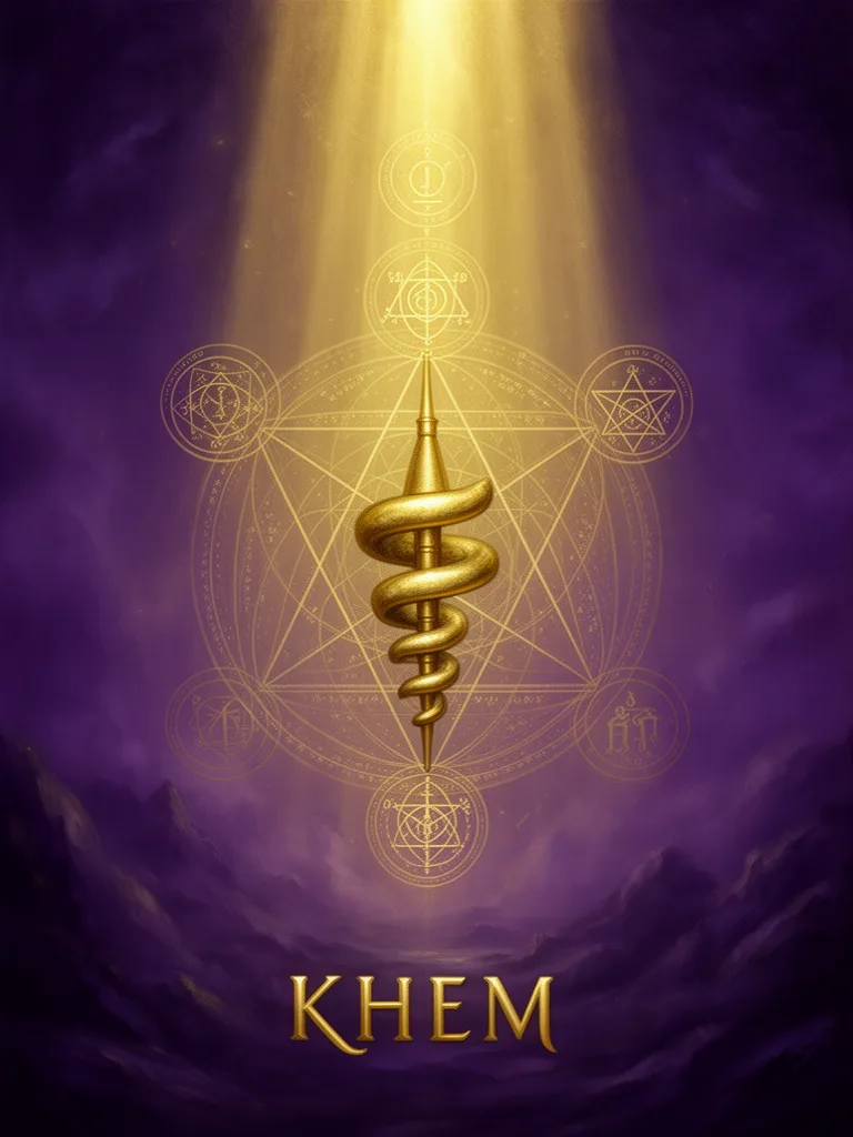 Khem esoteric meaning illustration