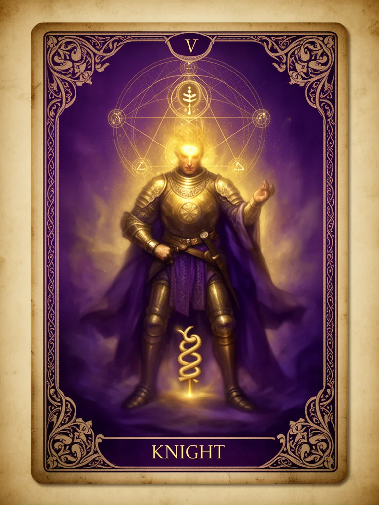 Knight (playing card) esoteric meaning illustration