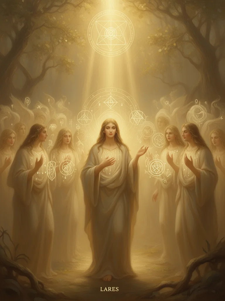 Lares esoteric meaning illustration