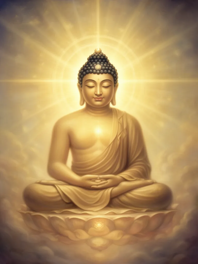 Lord  Buddha esoteric meaning illustration