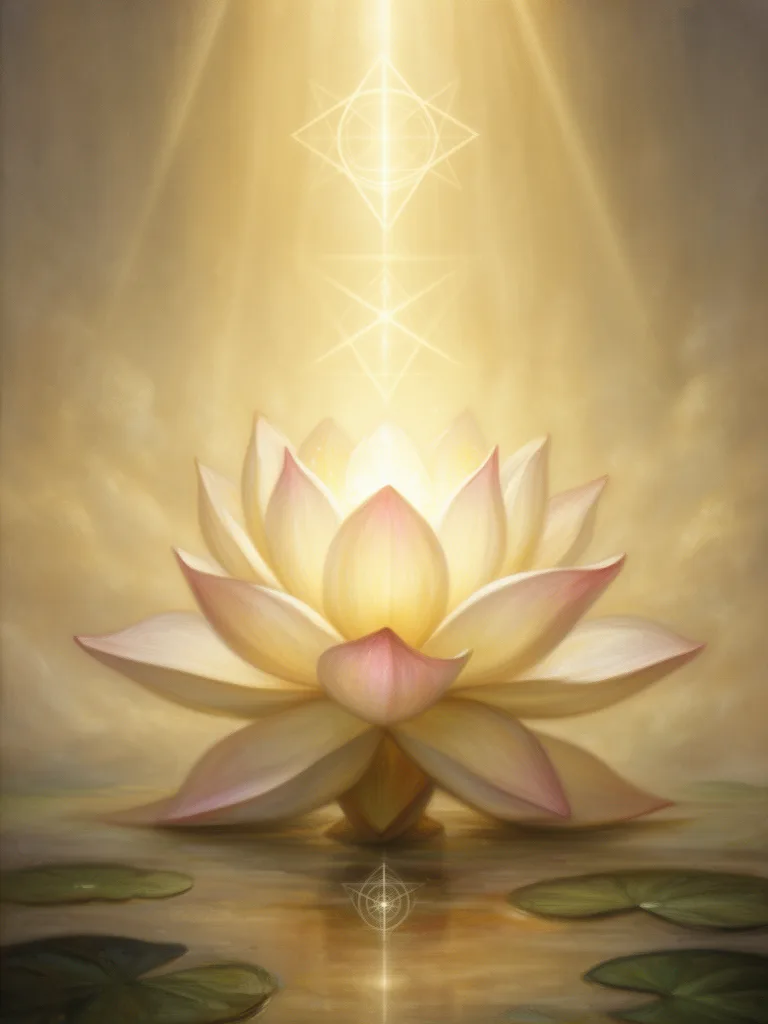 Lotus esoteric meaning illustration