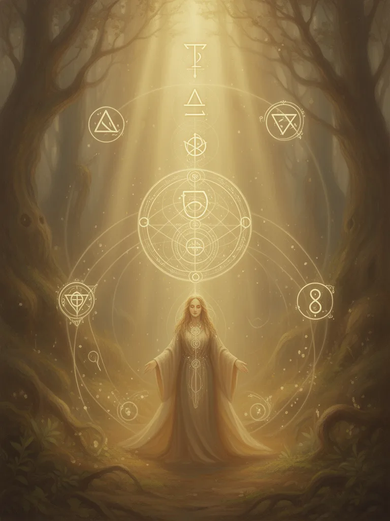 Mapic esoteric meaning illustration