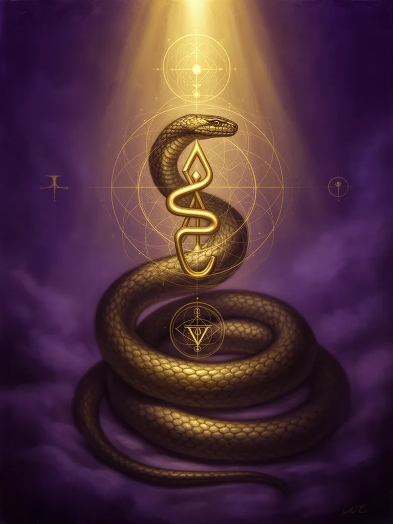 Mehen esoteric meaning illustration