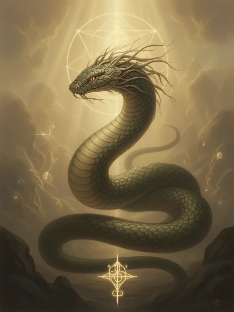 Naga esoteric meaning illustration