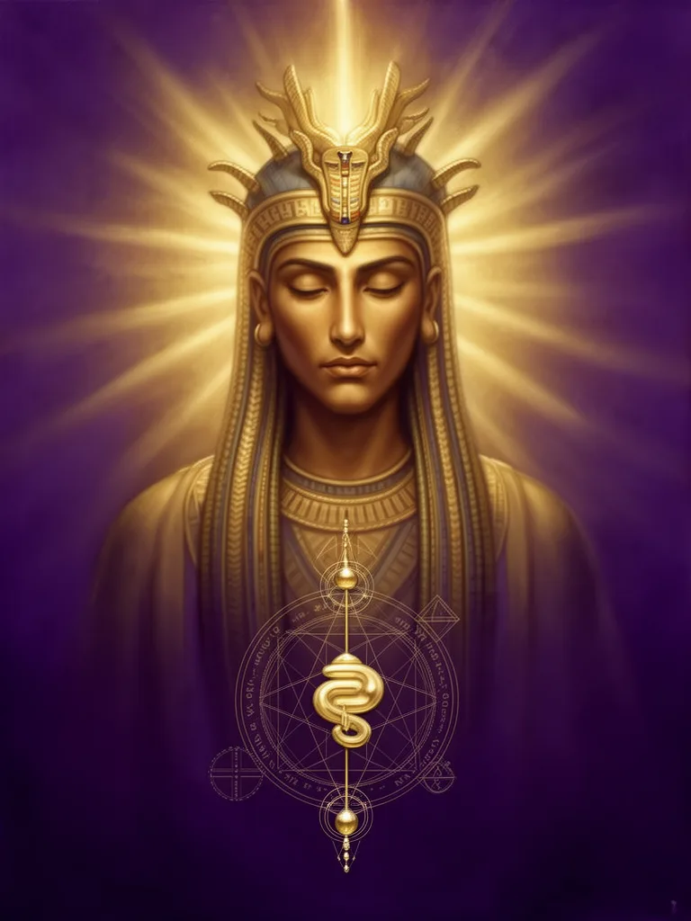 Nile-God esoteric meaning illustration