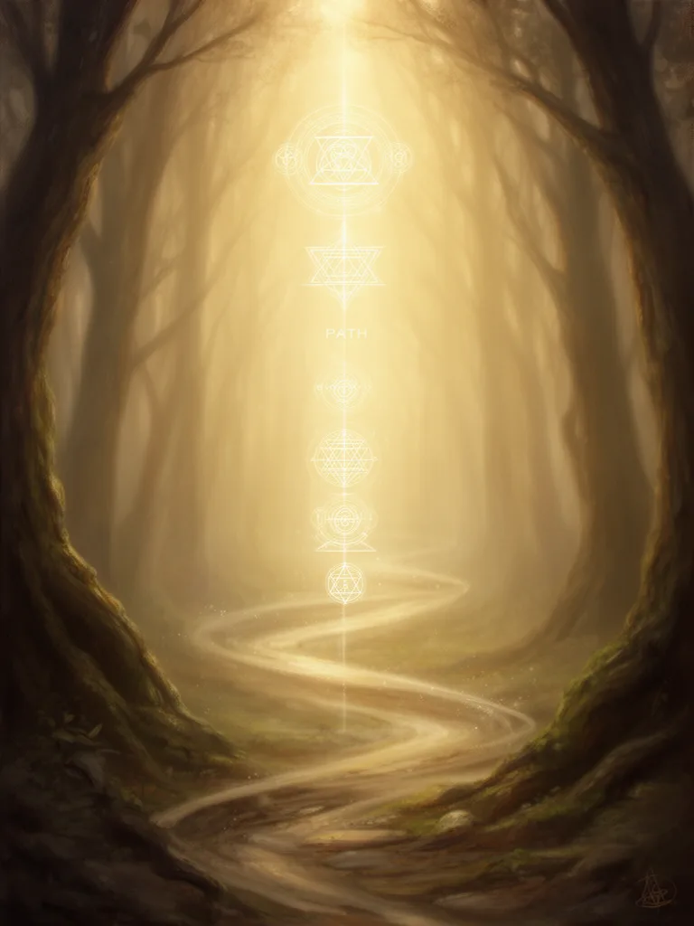 Path esoteric meaning illustration