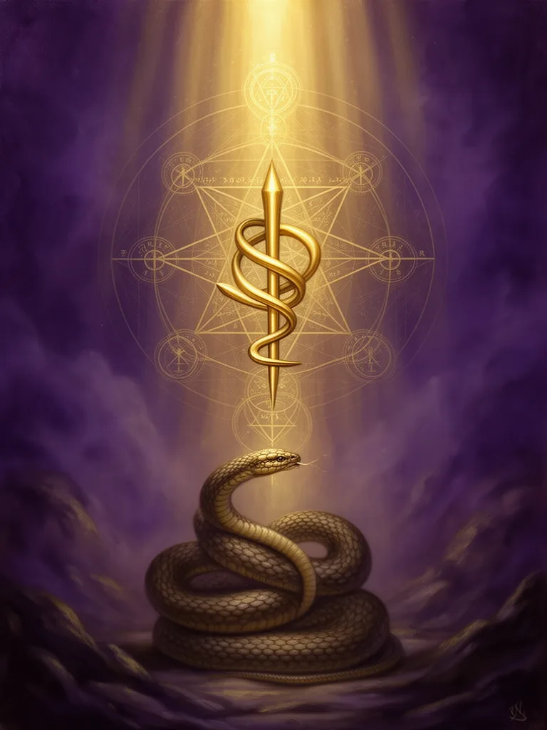Pytho esoteric meaning illustration