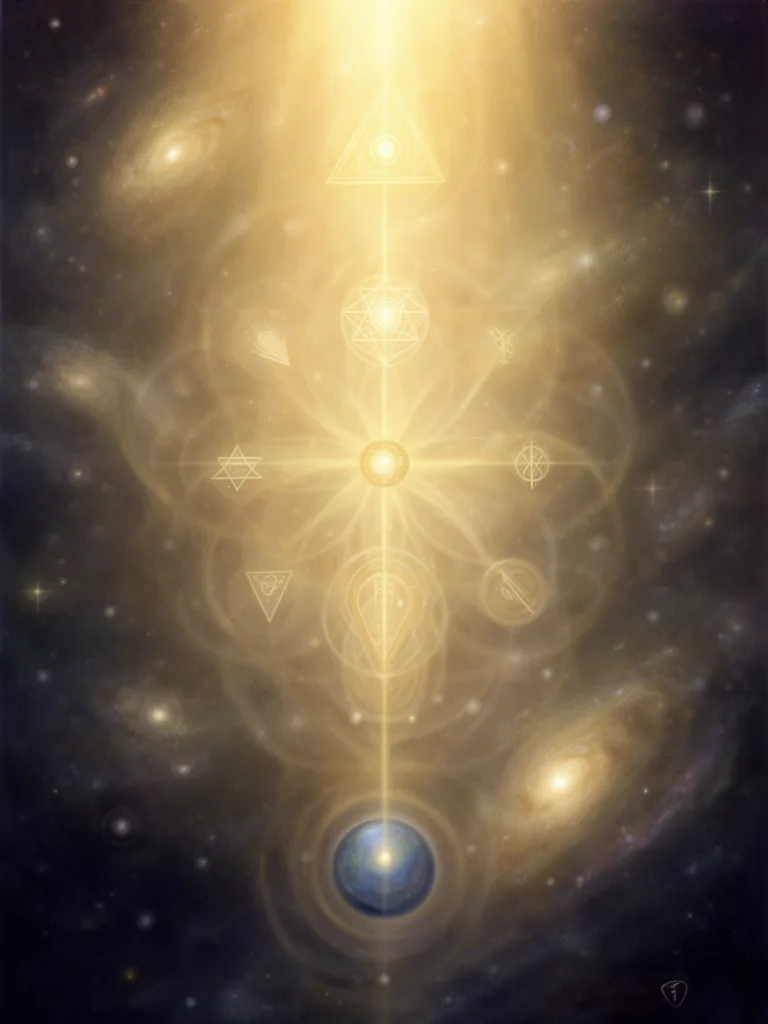 Space esoteric meaning illustration