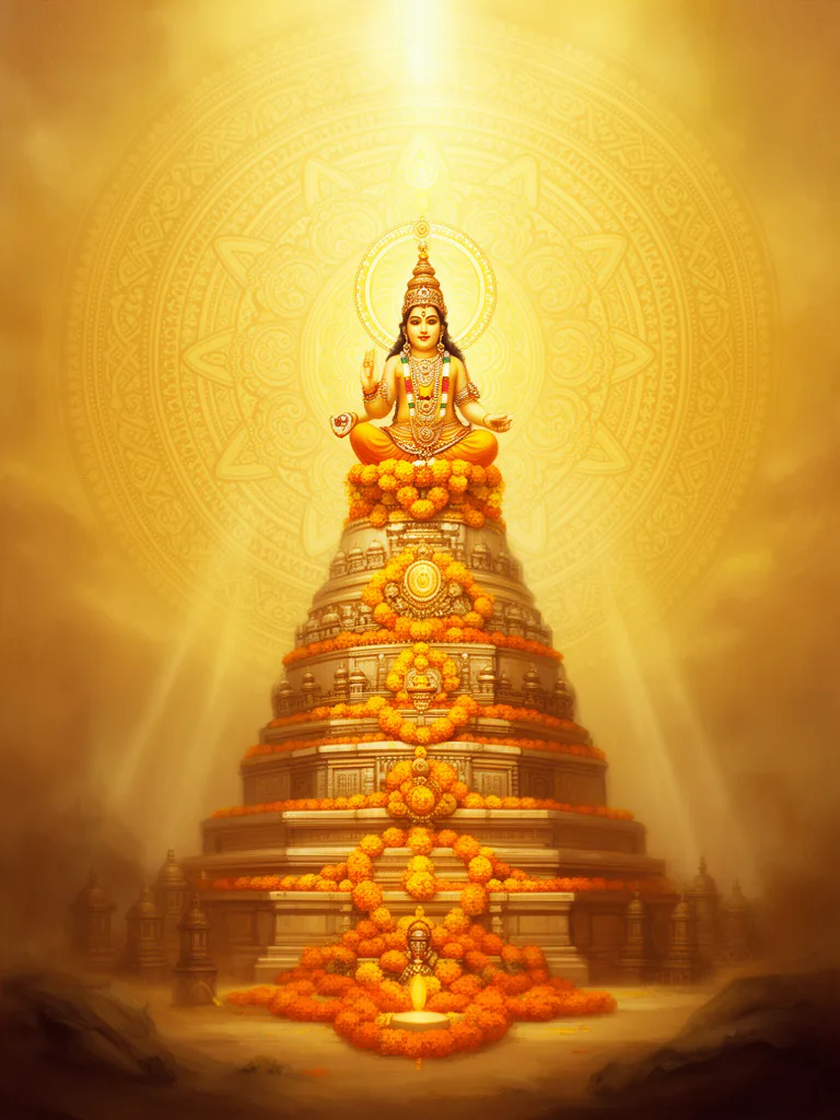 Stupa esoteric meaning illustration
