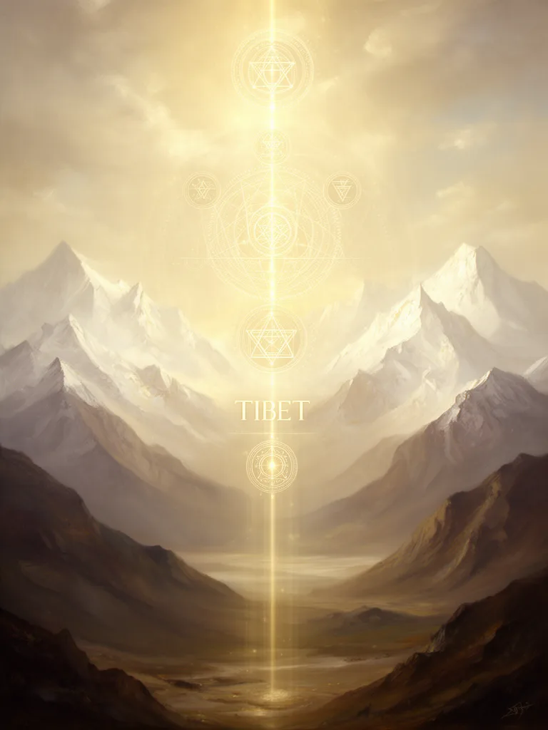 Tibet esoteric meaning illustration