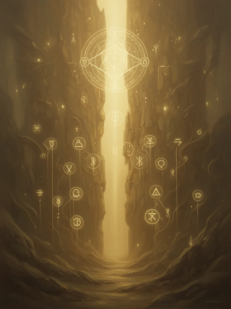 Wall esoteric meaning illustration