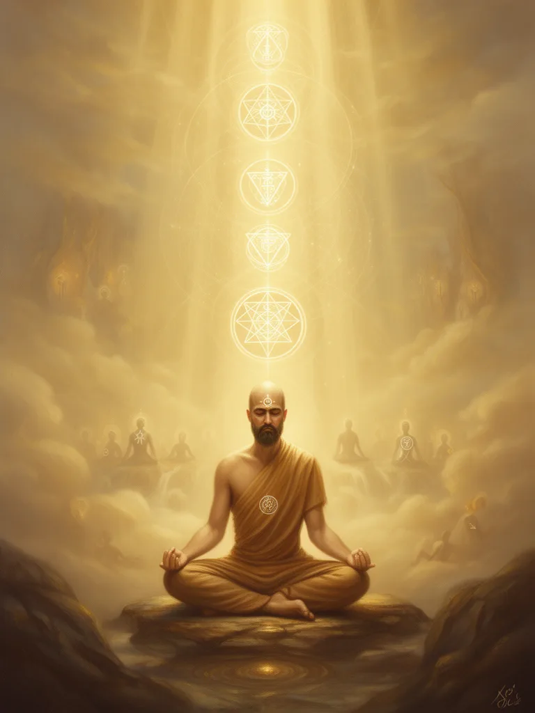 Yogis esoteric meaning illustration